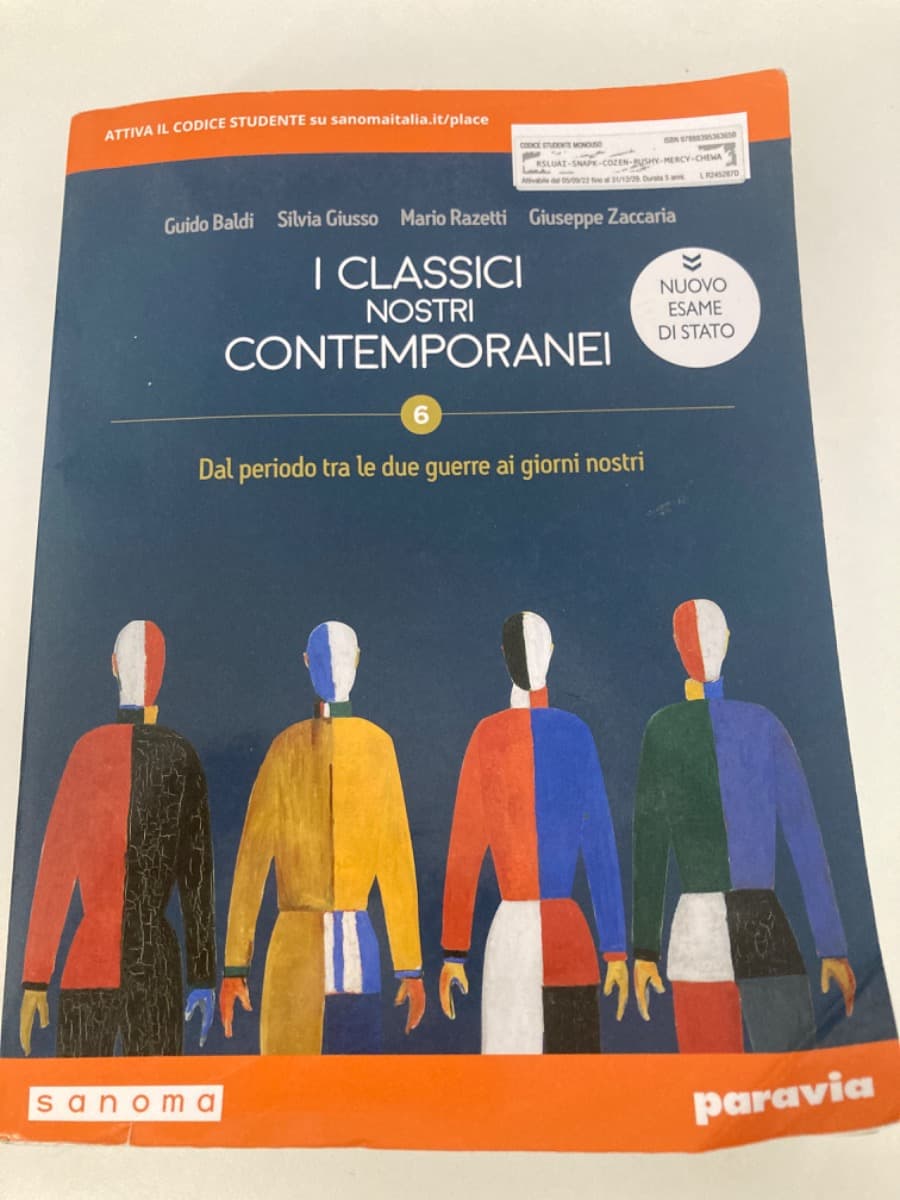 CLASSICI NOSTRI CONTEMPORANEI 6 EDIZIONE NUOVO ESAME DI STATO (I) - foto 1