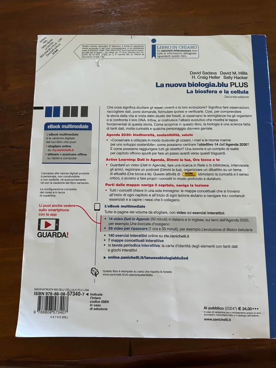 NUOVA BIOLOGIA.BLU 2ED. (LA) - LA BIOSFERA E LA CELLULA PLUS (LDM) - foto 2