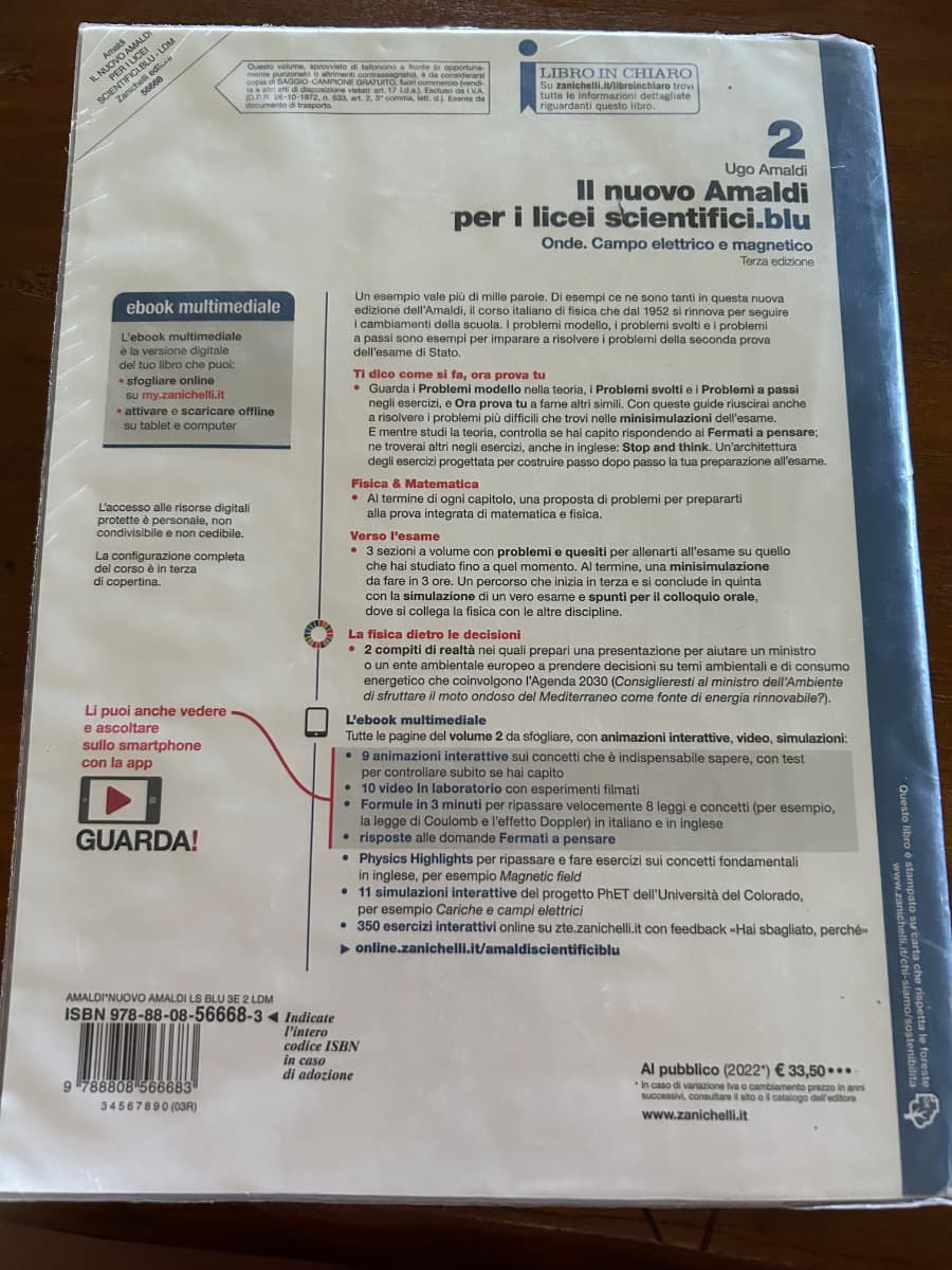 NUOVO AMALDI PER I LICEI SCIENTIFICI.BLU 3ED. (IL) - VOL. 2 (LDM) - foto 2