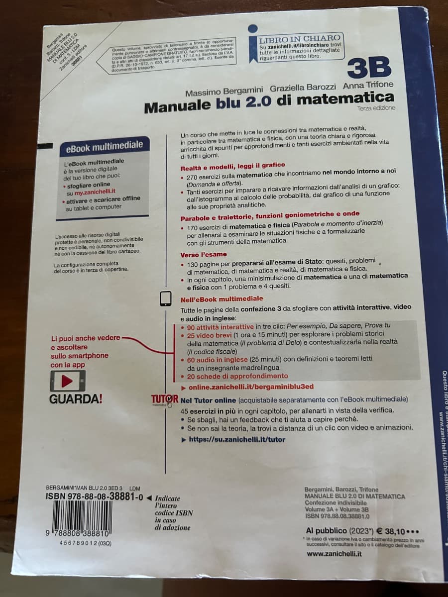 MANUALE BLU 2.0 DI MATEMATICA 3ED. - CONF. 3 (LDM) - foto 2