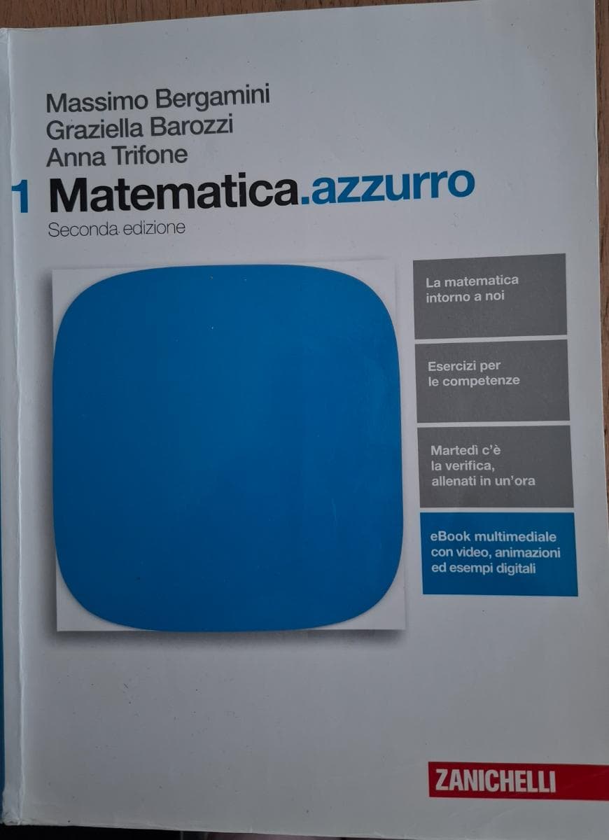 MATEMATICA.AZZURRO 2ED. - VOLUME 1 (LDM) - foto 1