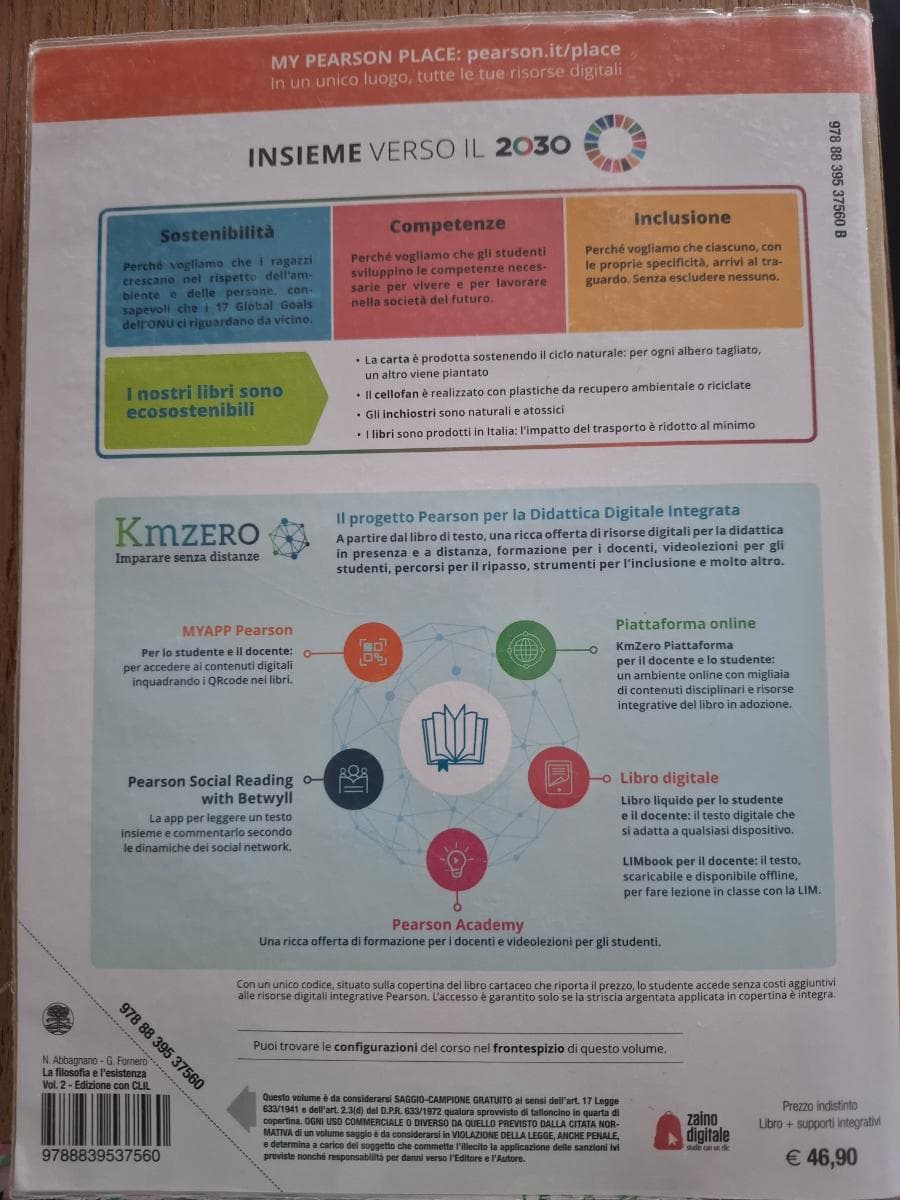 LA FILOSOFIA E L'ESISTENZA 2 EDIZIONE CON CLIL - foto 2