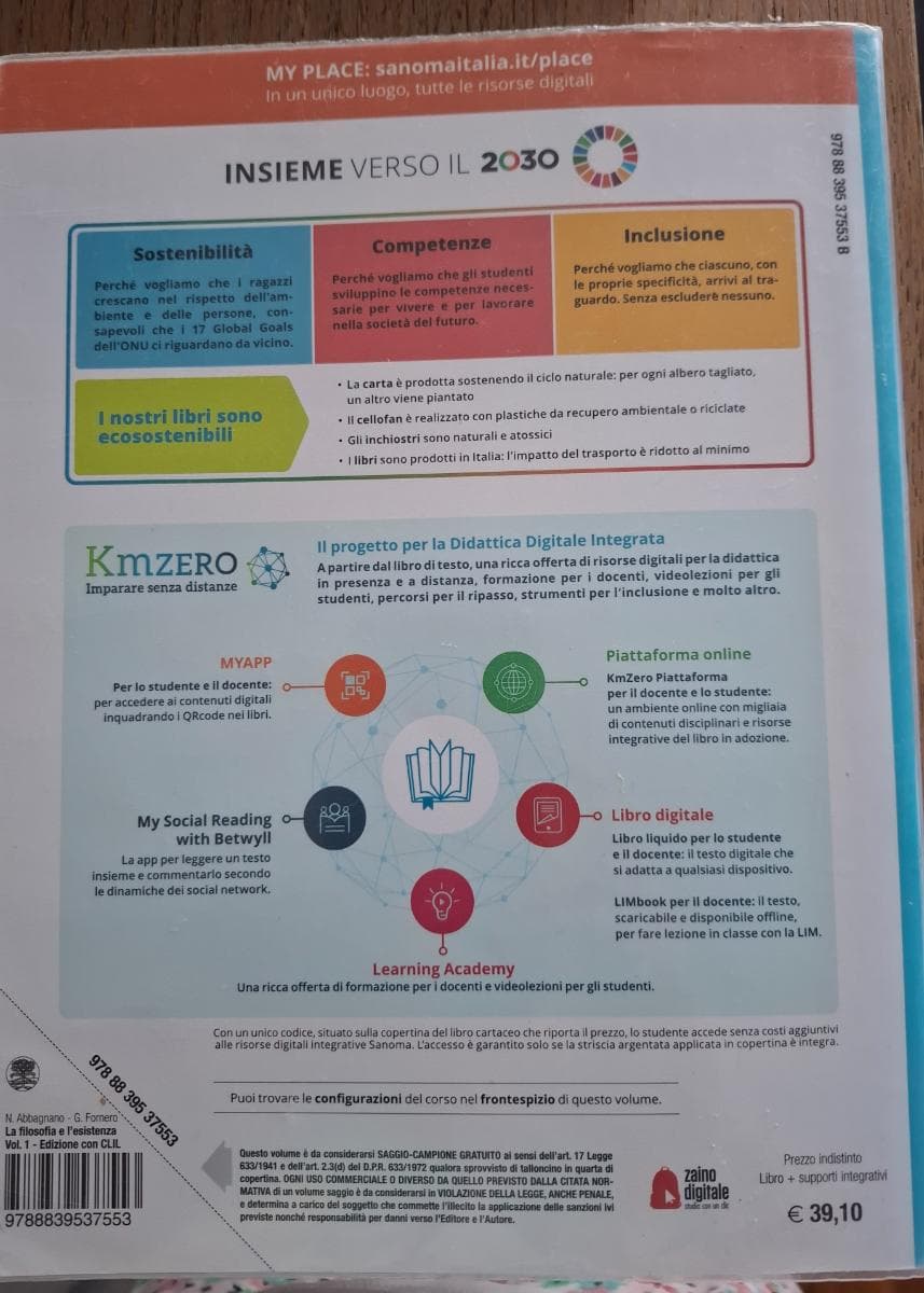 LA FILOSOFIA E L'ESISTENZA 1 EDIZIONE CON CLIL - foto 2