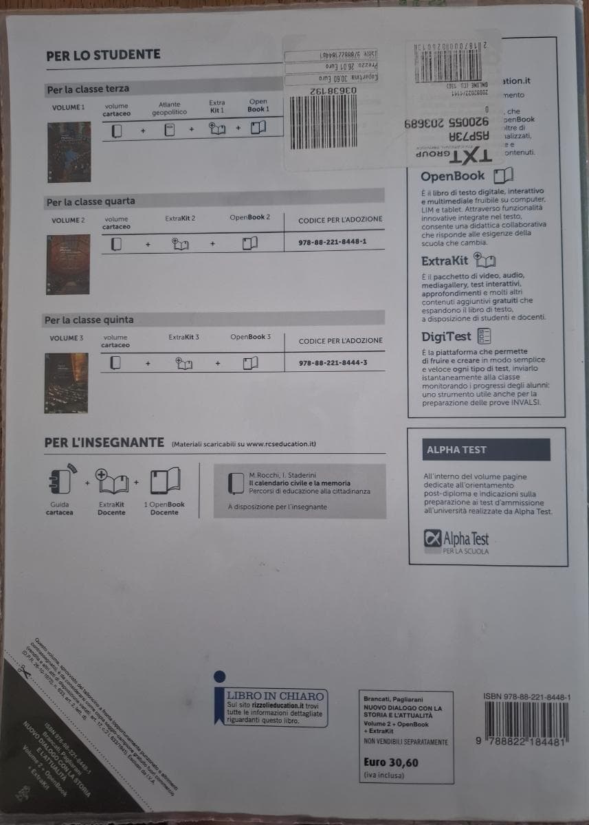 NUOVO DIALOGO CON LA STORIA E L'ATTUALITA' - LIBRO MISTO CON OPENBOOK - foto 2