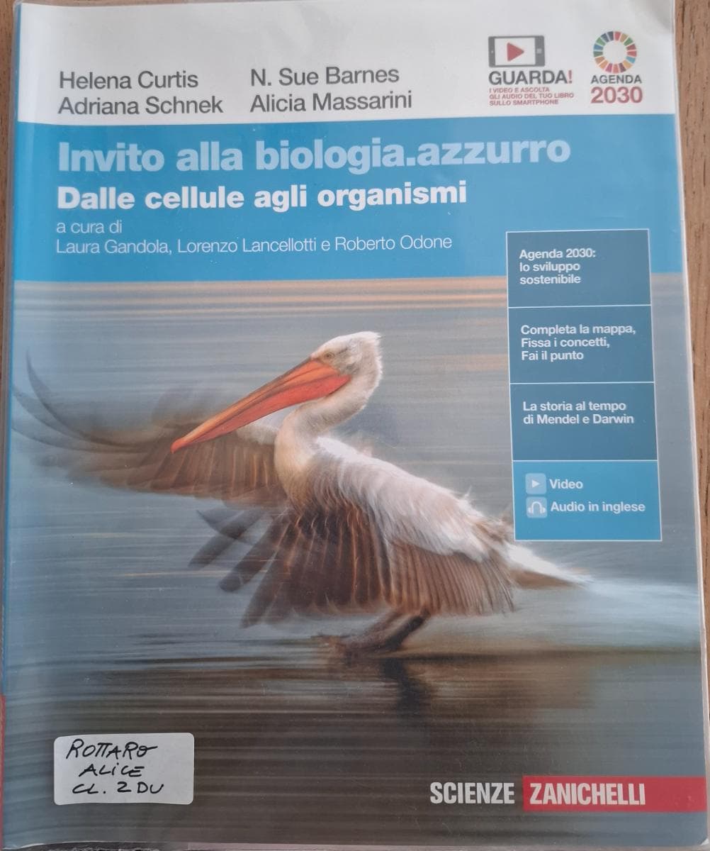 INVITO ALLA BIOLOGIA.AZZURRO - DALLE CELLULE AGLI ORGANISMI (LDM) - foto 1