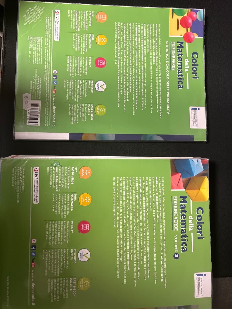 COLORI DELLA MATEMATICA - EDIZIONE VERDE VOL. 3 + EBOOK + - foto 2