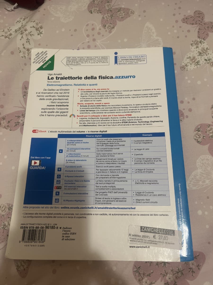 TRAIETTORIE DELLA FISICA.AZZURRO (LE) 3ED. - VOLUME PER IL QUINTO ANNO (LDM) - foto 2