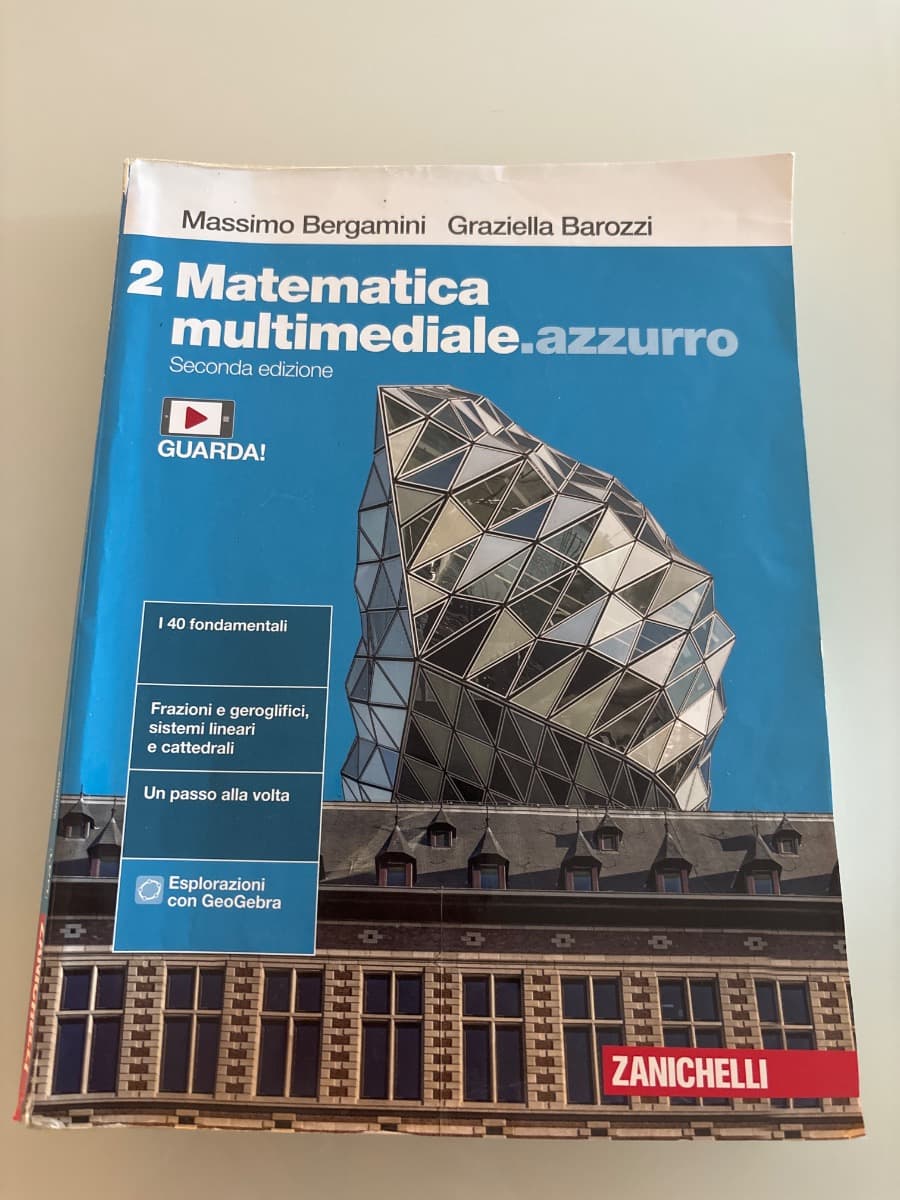 MATEMATICA MULTIMEDIALE.AZZURRO 2ED. - VOL. 2 (LDM) - foto 1
