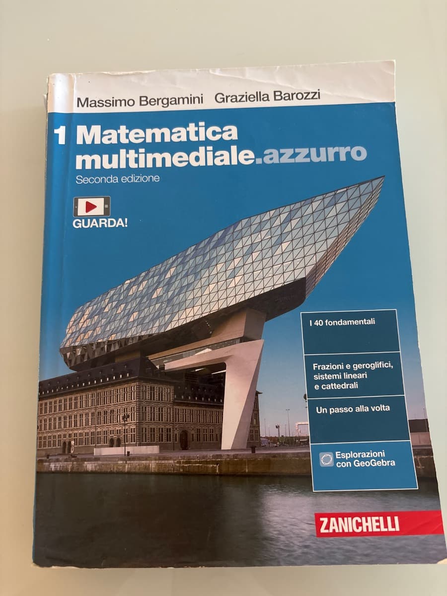 MATEMATICA MULTIMEDIALE.AZZURRO 2ED. - VOL. 1 (LDM) - foto 1