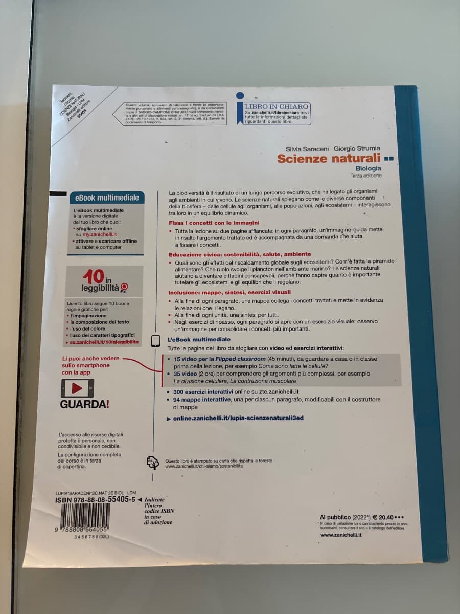 SCIENZE NATURALI 3ED. - BIOLOGIA (LDM) - foto 2