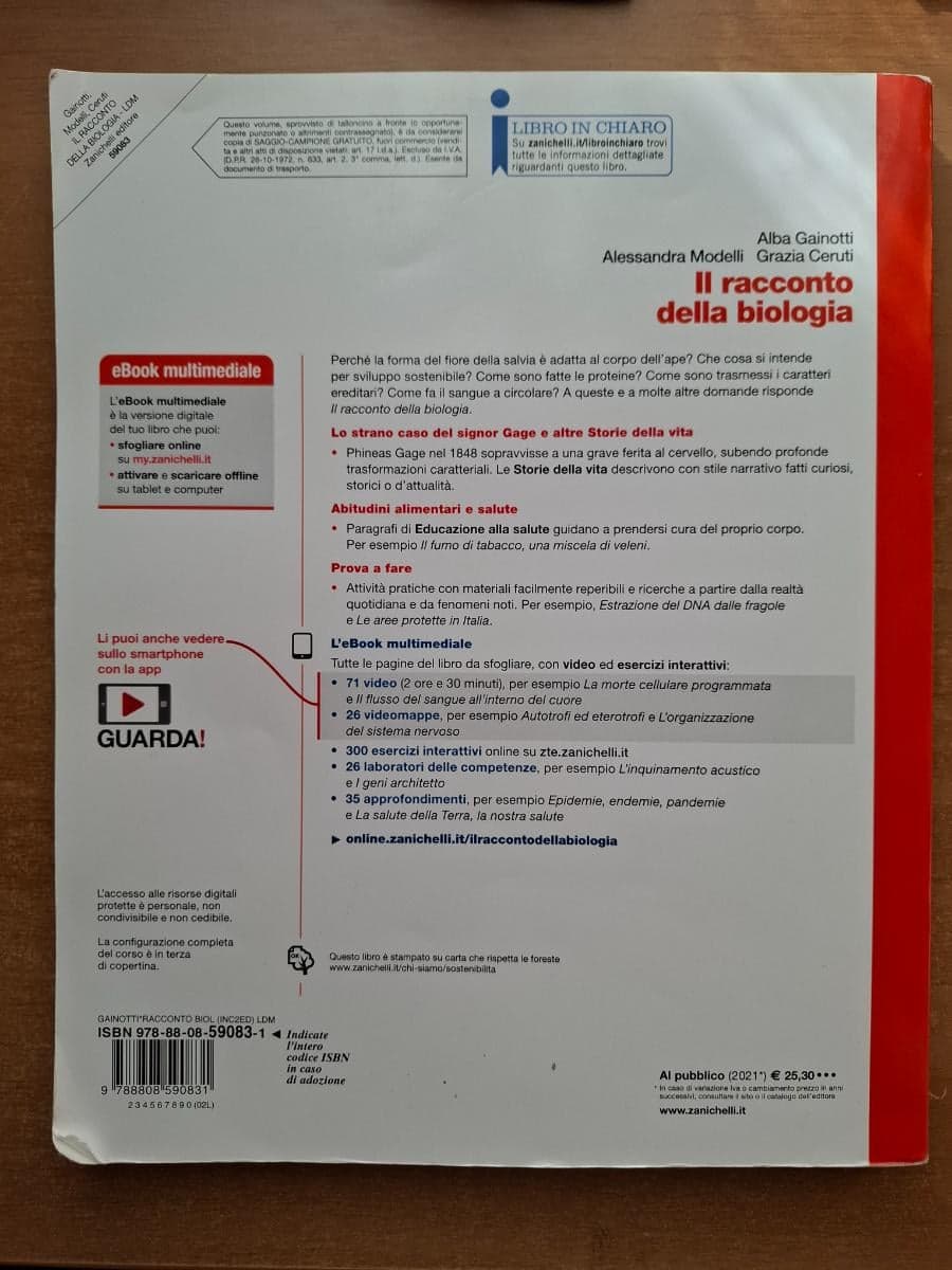 RACCONTO DELLA BIOLOGIA (IL) - VOLUME UNICO (LDM) - foto 2