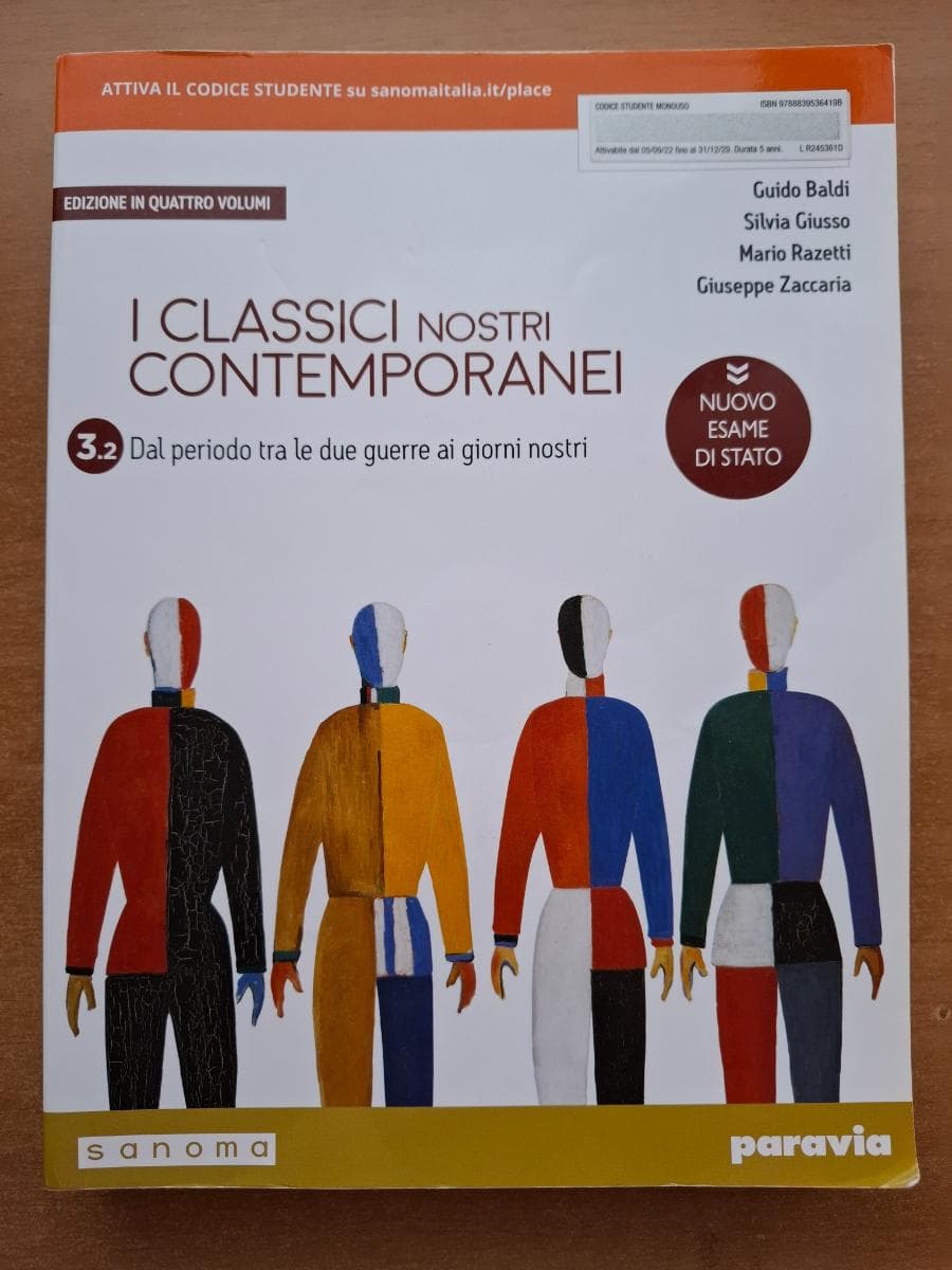 I CLASSICI NOSTRI CONTEMPORANEI 3/2 EDIZIONE IN QUATTRO VOLUMI NUOVO ESAME D - foto 1