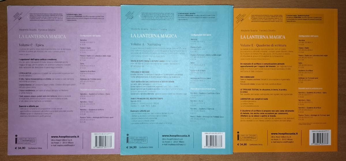 LANTERNA MAGICA (LA) NARRATIVA + QUADERNO DI SCRITTURA + EPICA - foto 2
