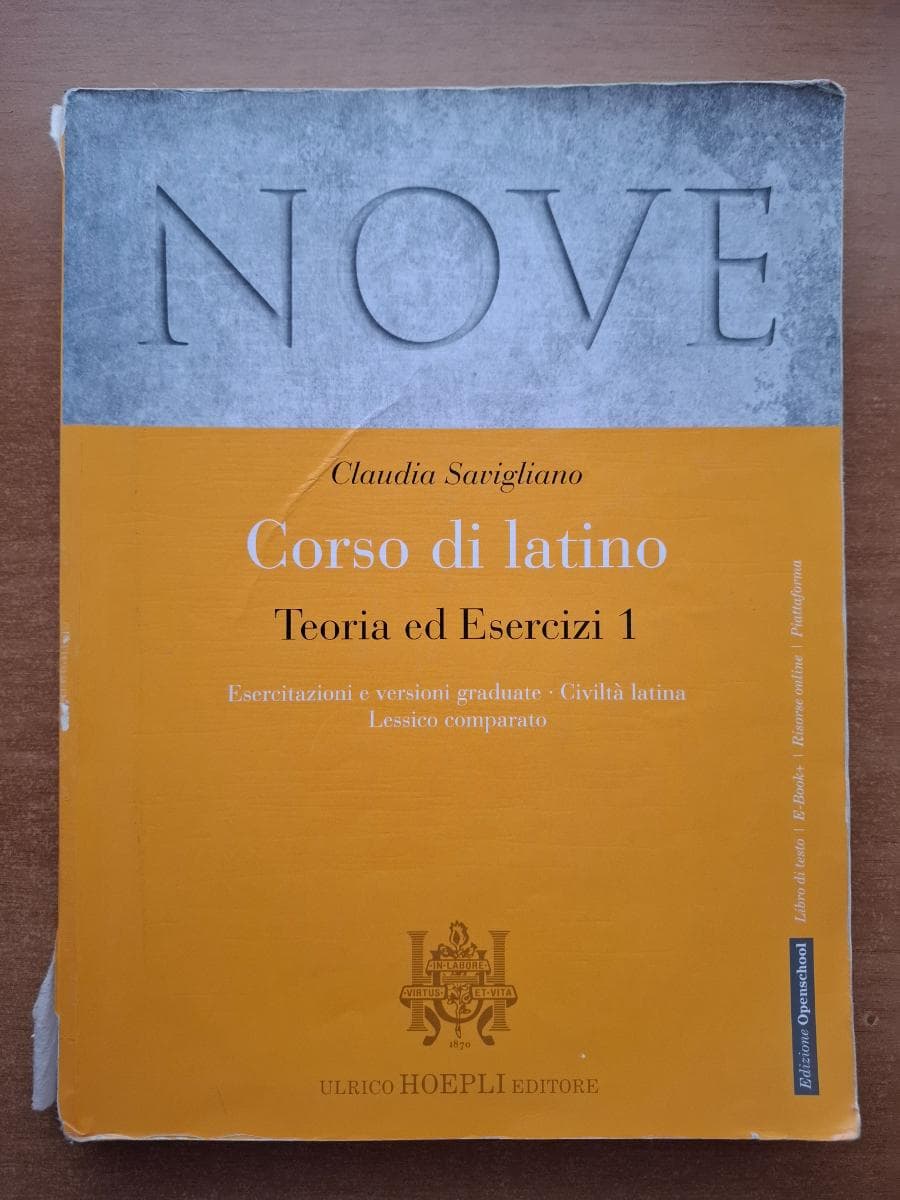 NOVE CORSO DI LATINO TEORIA ED ESERCIZI - foto 1