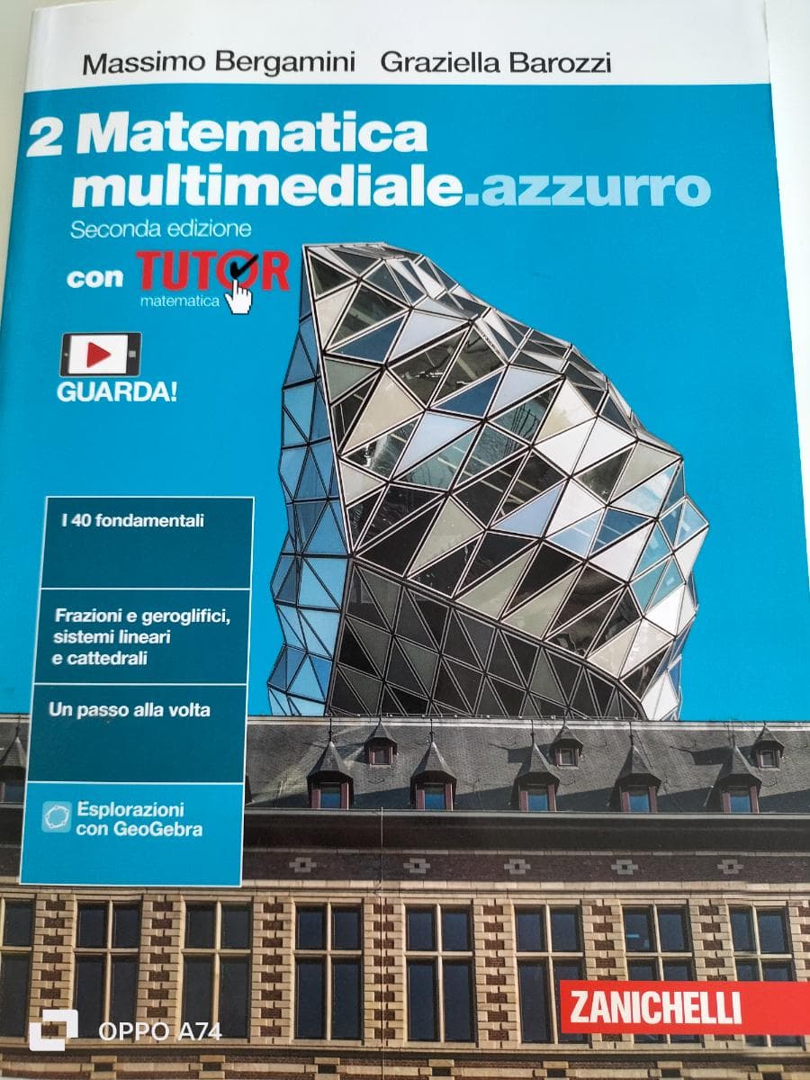 MATEMATICA MULTIMEDIALE.AZZURRO 2ED. - VOL. 2 CON TUTOR (LDM) - foto 1