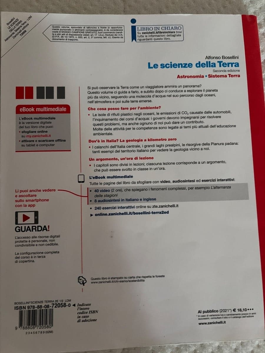 SCIENZE DELLA TERRA 2ED. (LE) - VOL. PRIMO BIENNIO (LDM) - foto 2