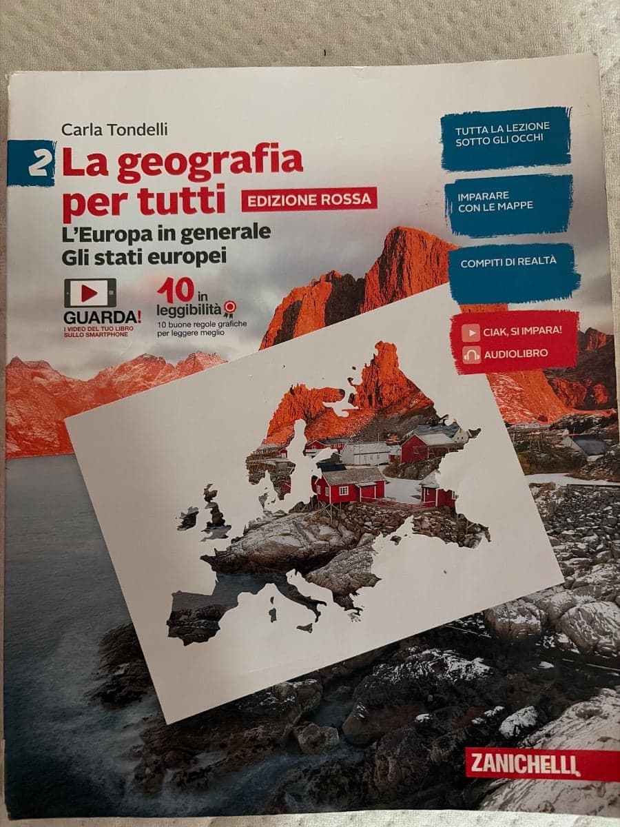 GEOGRAFIA PER TUTTI (LA) - EDIZIONE ROSSA - VOLUME 2 (LDM) - foto 1