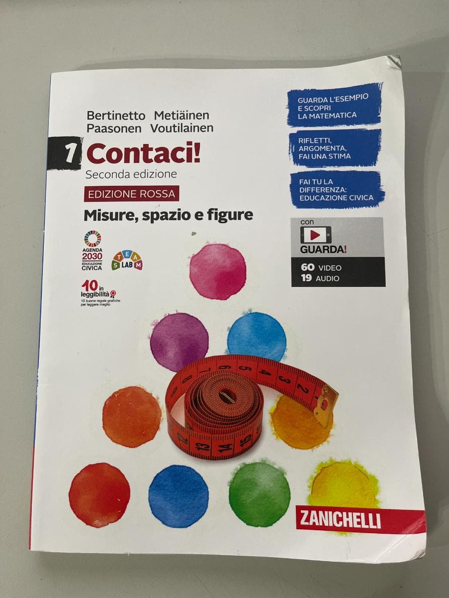 CONTACI! EDIZIONE ROSSA 2ED - CONF. 1 + TAVOLE NUMERICHE (LDM) - foto 1