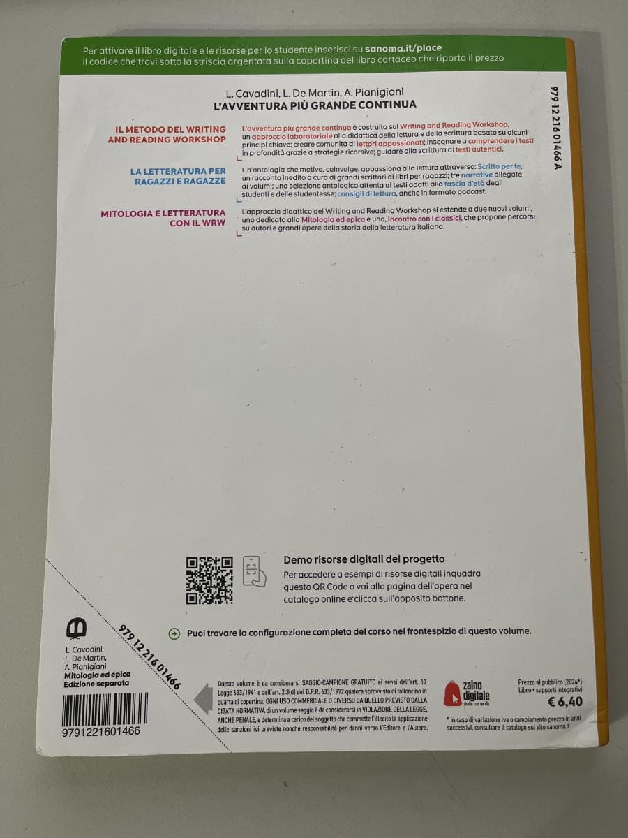 AVVENTURA PIÙ GRANDE 1 CONTINUA - MITO ED EPICA - EDIZIONE SEPARATA (L') - foto 2