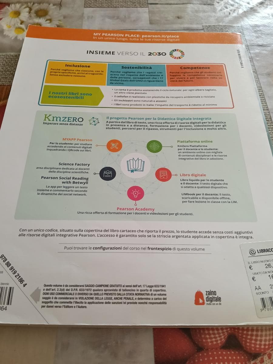 IL CAMPBELL - CORSO DI BIOLOGIA - EDIZIONE AZZURRA - PRIMO BIENNIO - foto 2