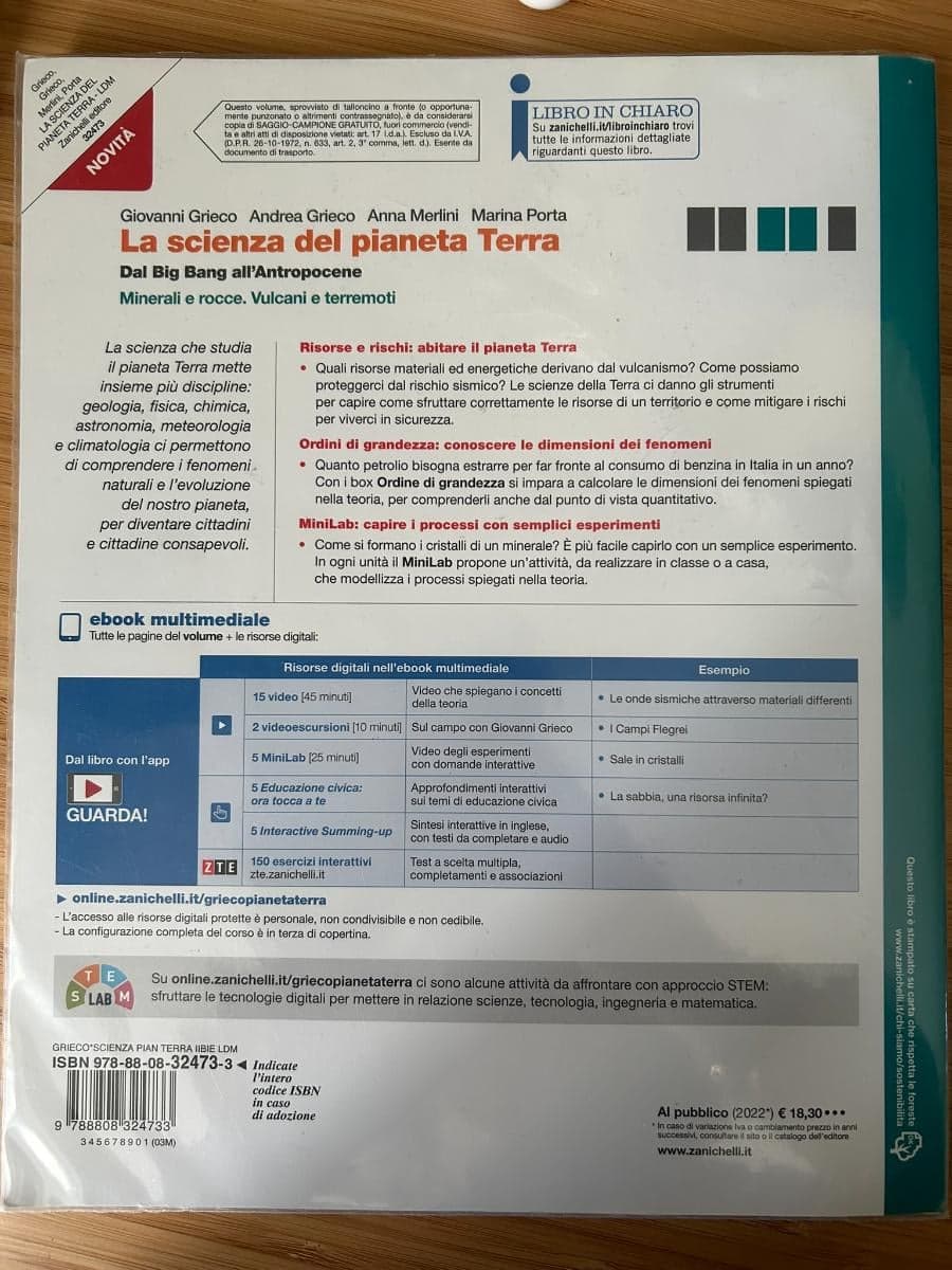 SCIENZA DEL PIANETA TERRA (LA) - MINERALI E ROCCE - VULCANI E TERREMOTI (LDM) - foto 2