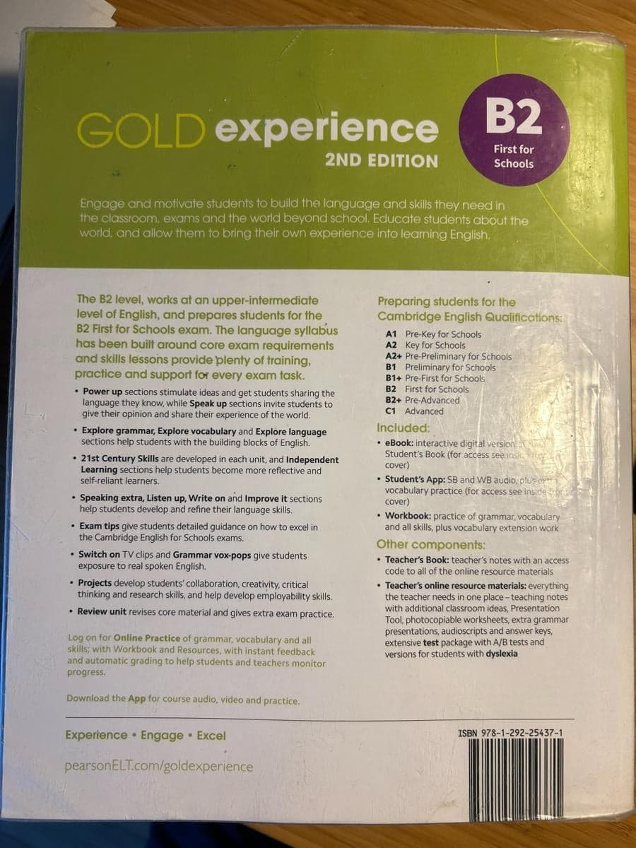 GOLD EXPERIENCE B2 2E PACK (SB + WB) - foto 2