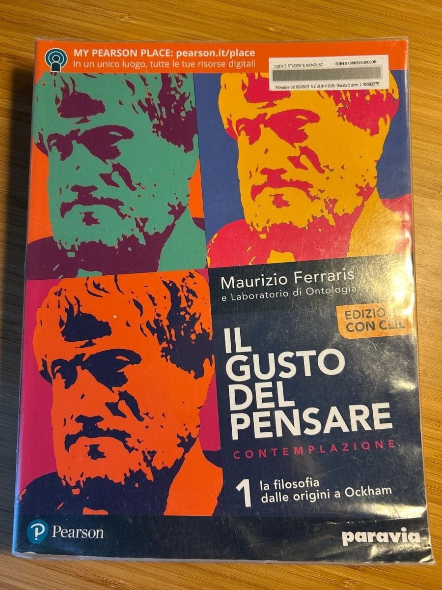 IL GUSTO DEL PENSARE 1 LA FILOSOFIA DALLE ORIGINI A OCKHAM - foto 1