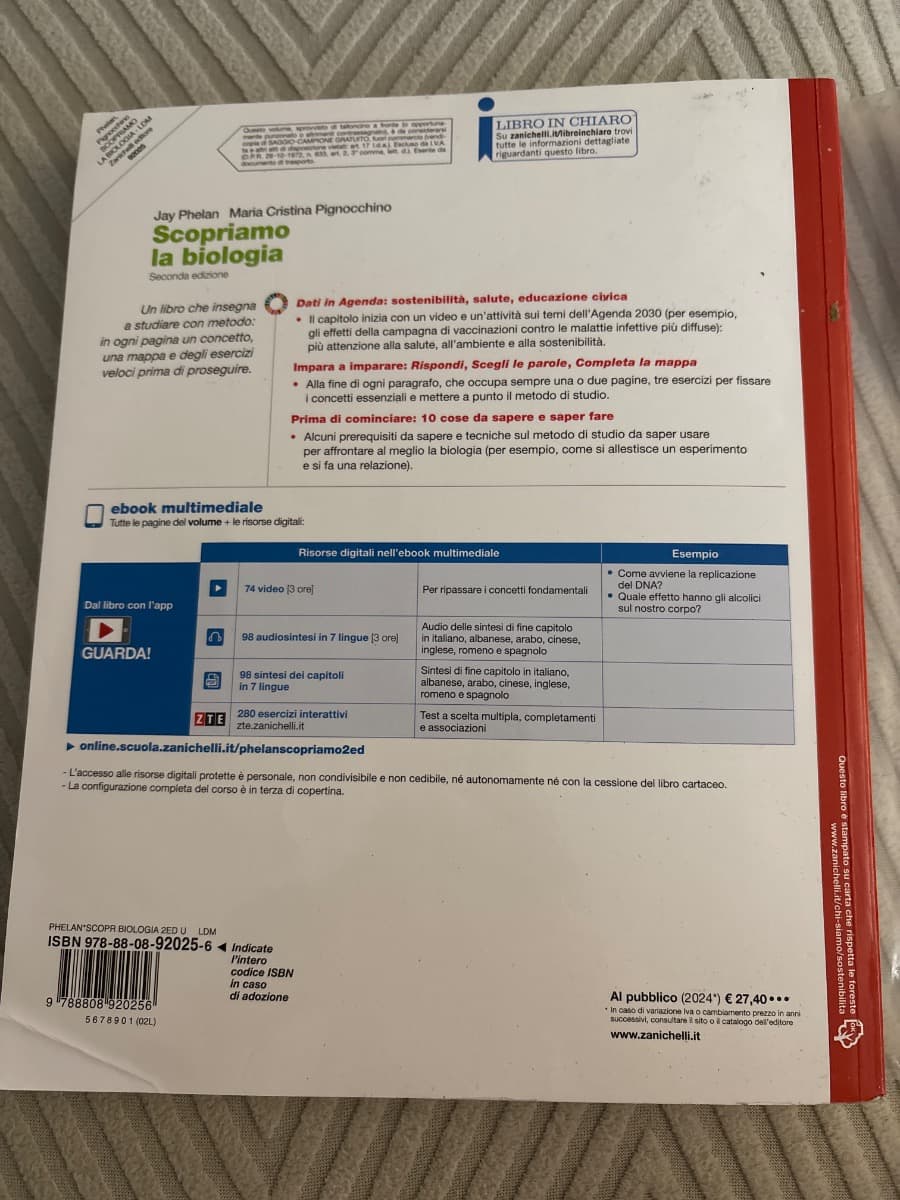 SCOPRIAMO LA BIOLOGIA 2ED - VOLUME U (LDM) - foto 2