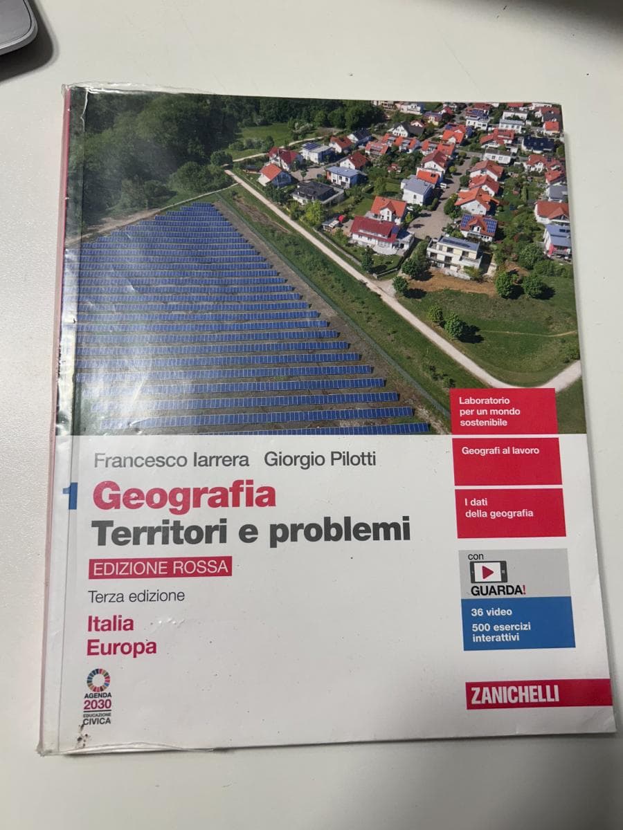 GEOGRAFIA TERRITORI E PROBLEMI EDIZIONE ROSSA 3ED - VOLUME 1 (LDM) - foto 1