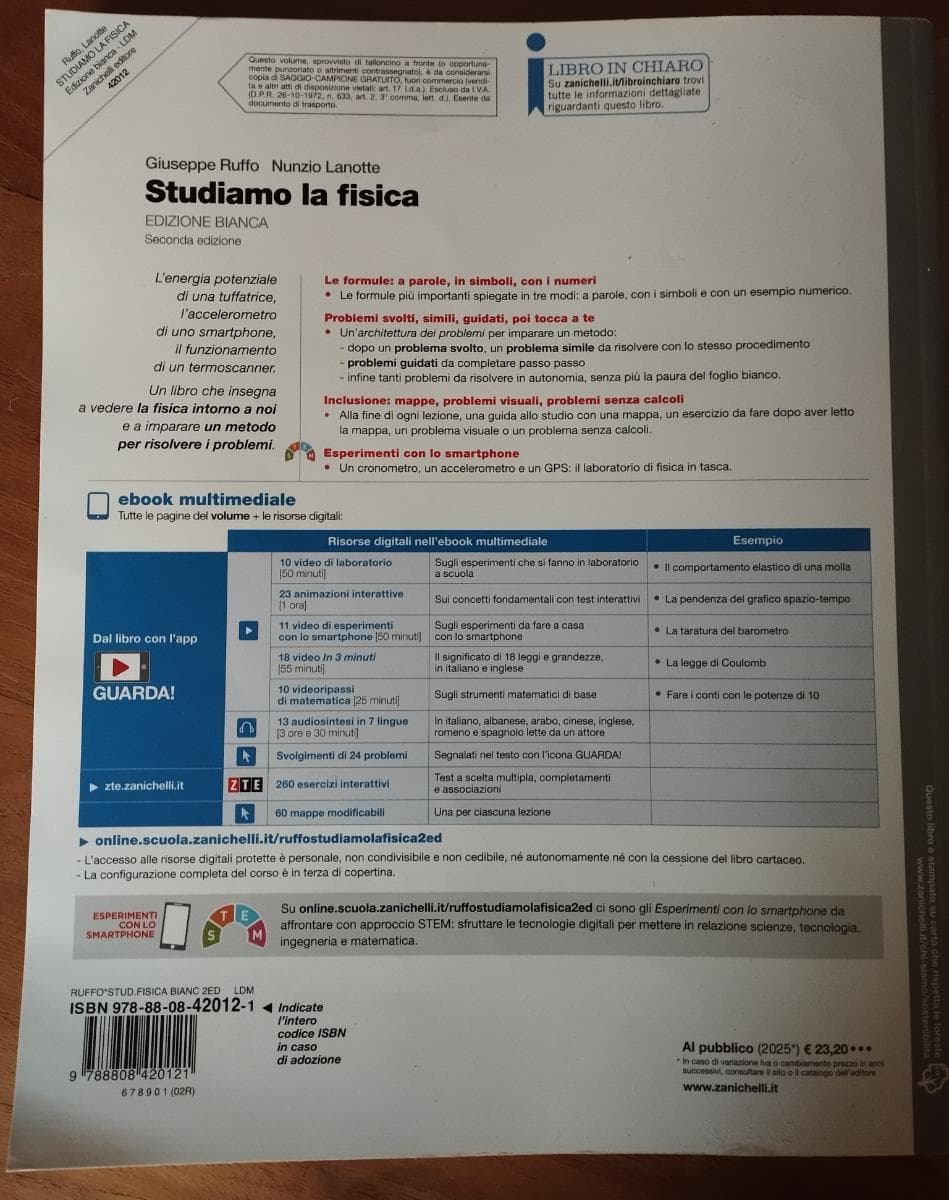 STUDIAMO LA FISICA 2ED - VOLUME U (LDM) - foto 2