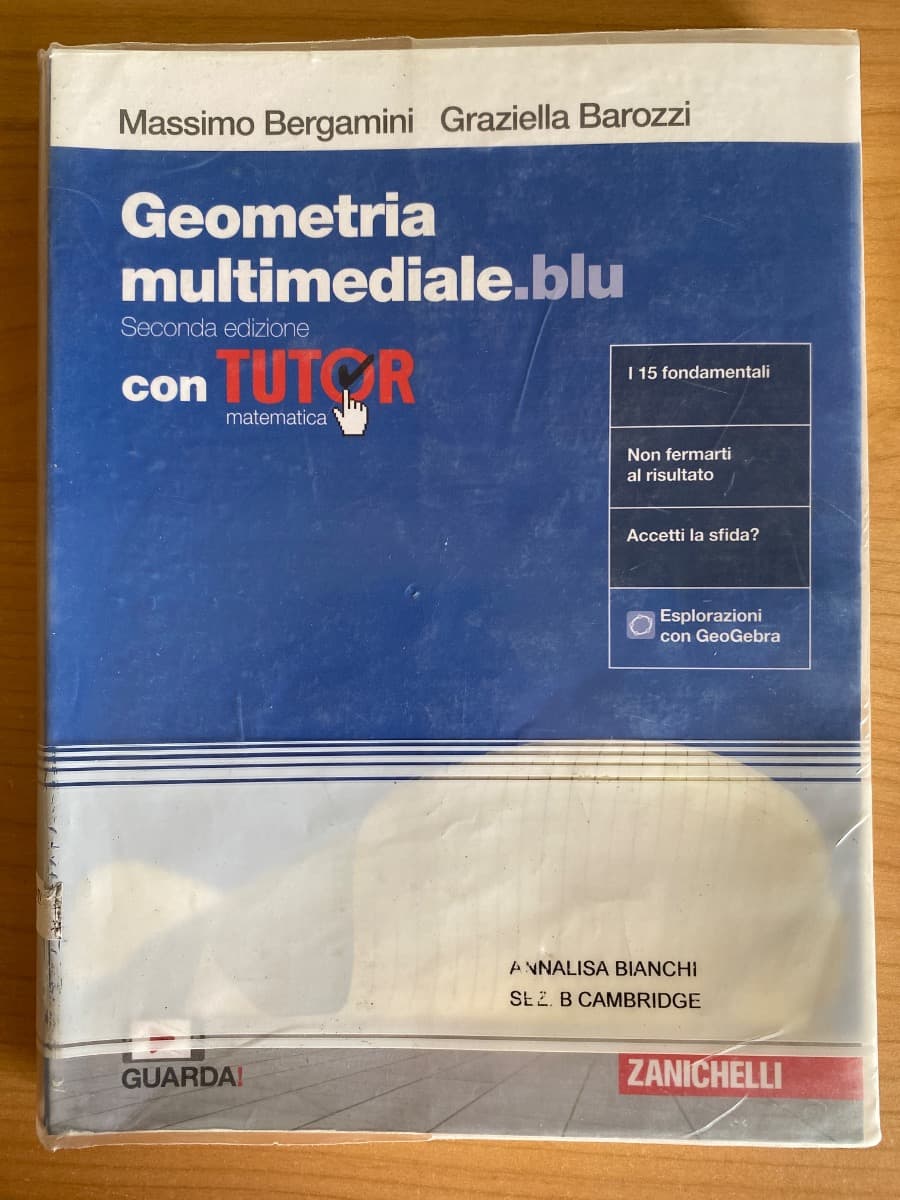MATEMATICA MULTIMEDIALE.BLU - VOLUME GEOMETRIA CON TUTOR (LDM) - foto 1