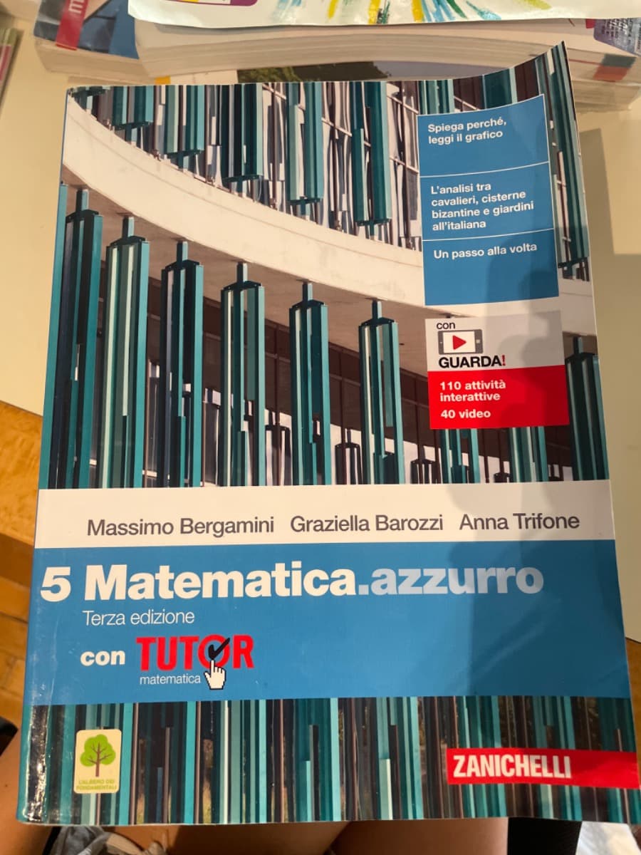 MATEMATICA.AZZURRO 3ED. - VOL. 5 CON TUTOR (LDM) - foto 1