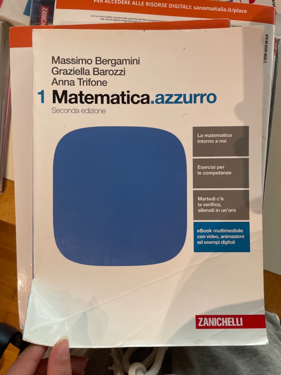 MATEMATICA.AZZURRO 2ED. - VOLUME 1 (LDM) - foto 1