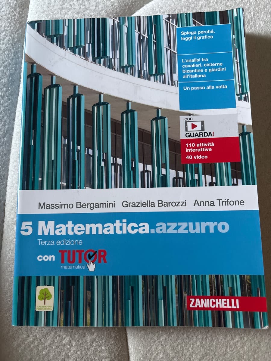MATEMATICA.AZZURRO 3ED. - VOL. 5 CON TUTOR (LDM) - foto 1