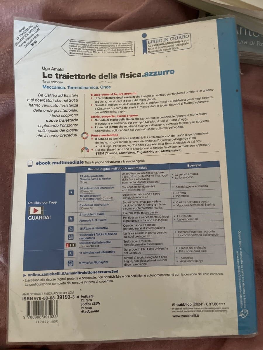 TRAIETTORIE DELLA FISICA.AZZURRO (LE) 3ED - VOLUME SECONDO BIENNIO (LDM) - foto 2
