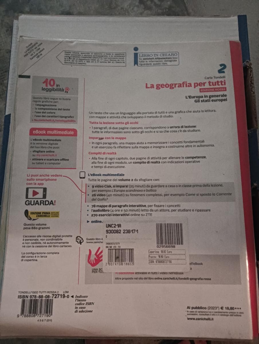 GEOGRAFIA PER TUTTI (LA) - EDIZIONE ROSSA - VOLUME 2 (LDM) - foto 2