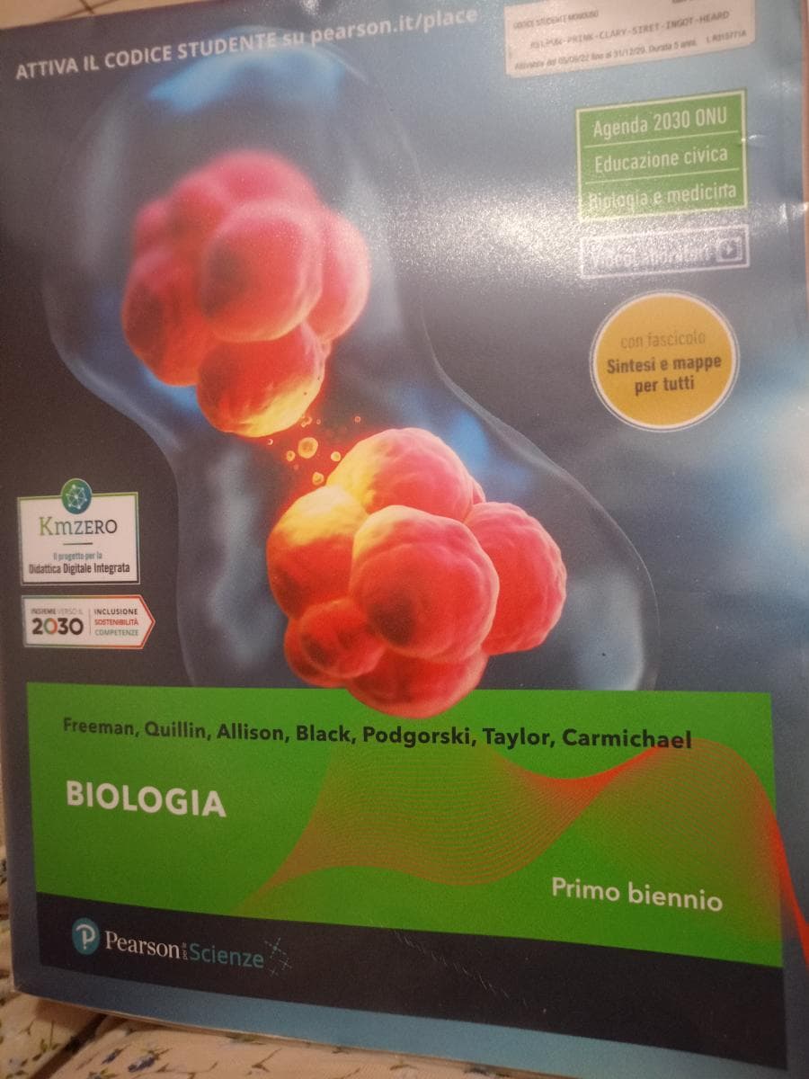 BIOLOGIA - PRIMO BIENNIO - CON SINTESI E MAPPE PER TUTTI - foto 1