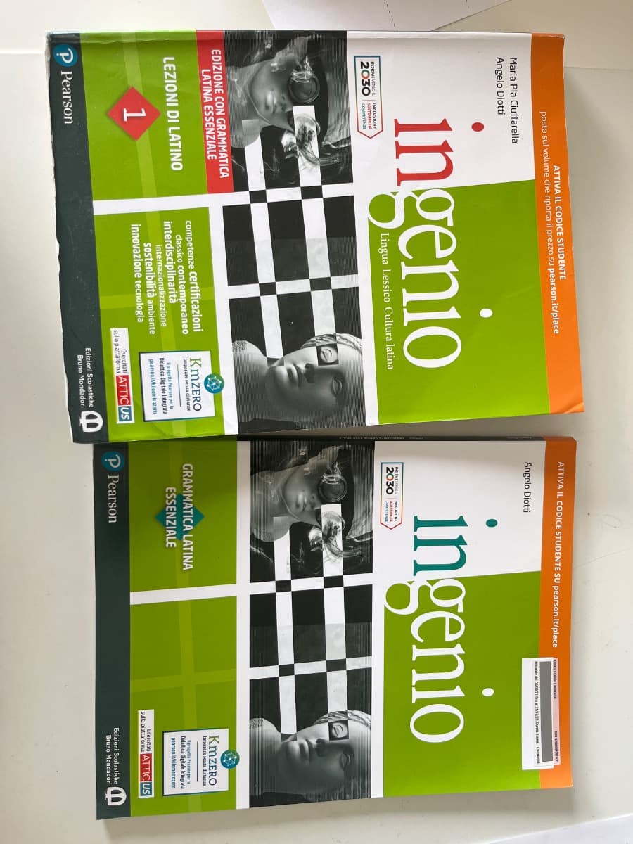 INGENIO LEZIONI DI LATINO 1 EDIZIONE CON GRAMMATICA LATINA ESSENZIALE - foto 1
