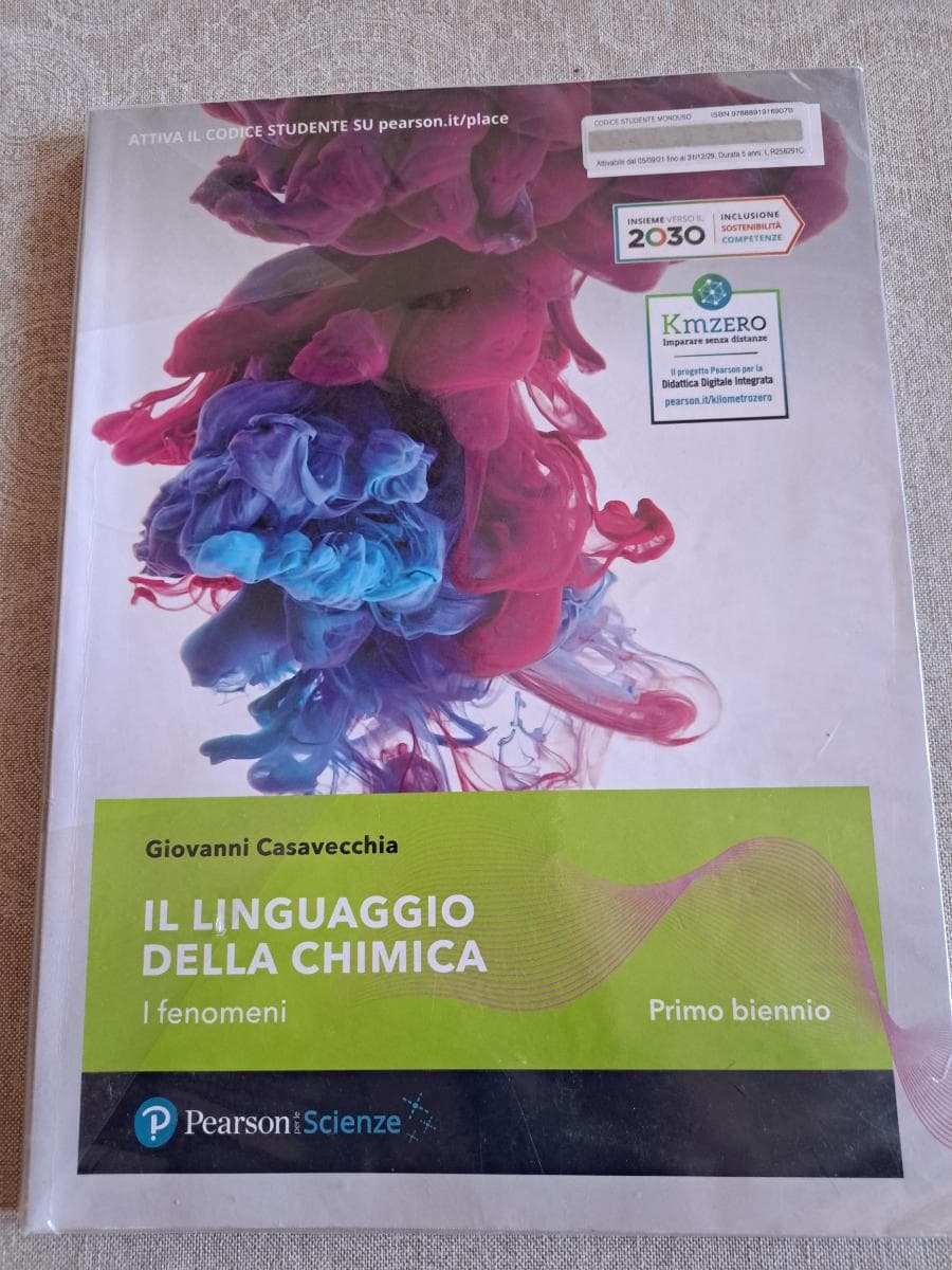 LINGUAGGIO DELLA CHIMICA - PRIMO BIENNIO (IL) - foto 1