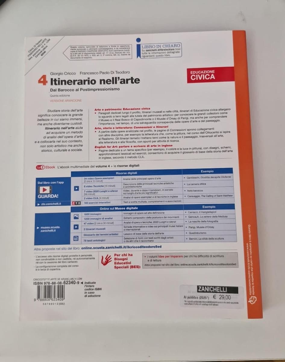 ITINERARIO NELL'ARTE VERSIONE ARANCIONE 5ED - VOLUME 4 (LDM) - foto 2