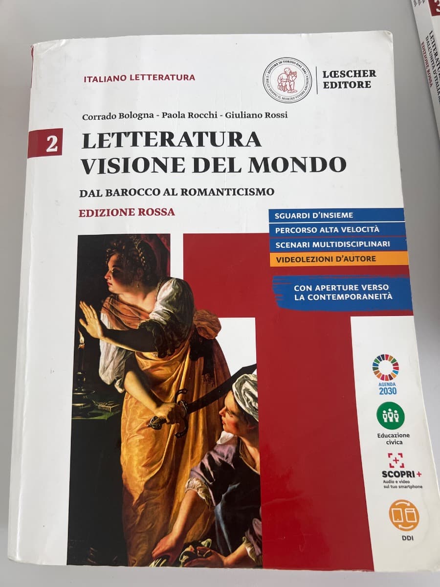 LETTERATURA VISIONE DEL MONDO ED.ROSSA V.2 - foto 1