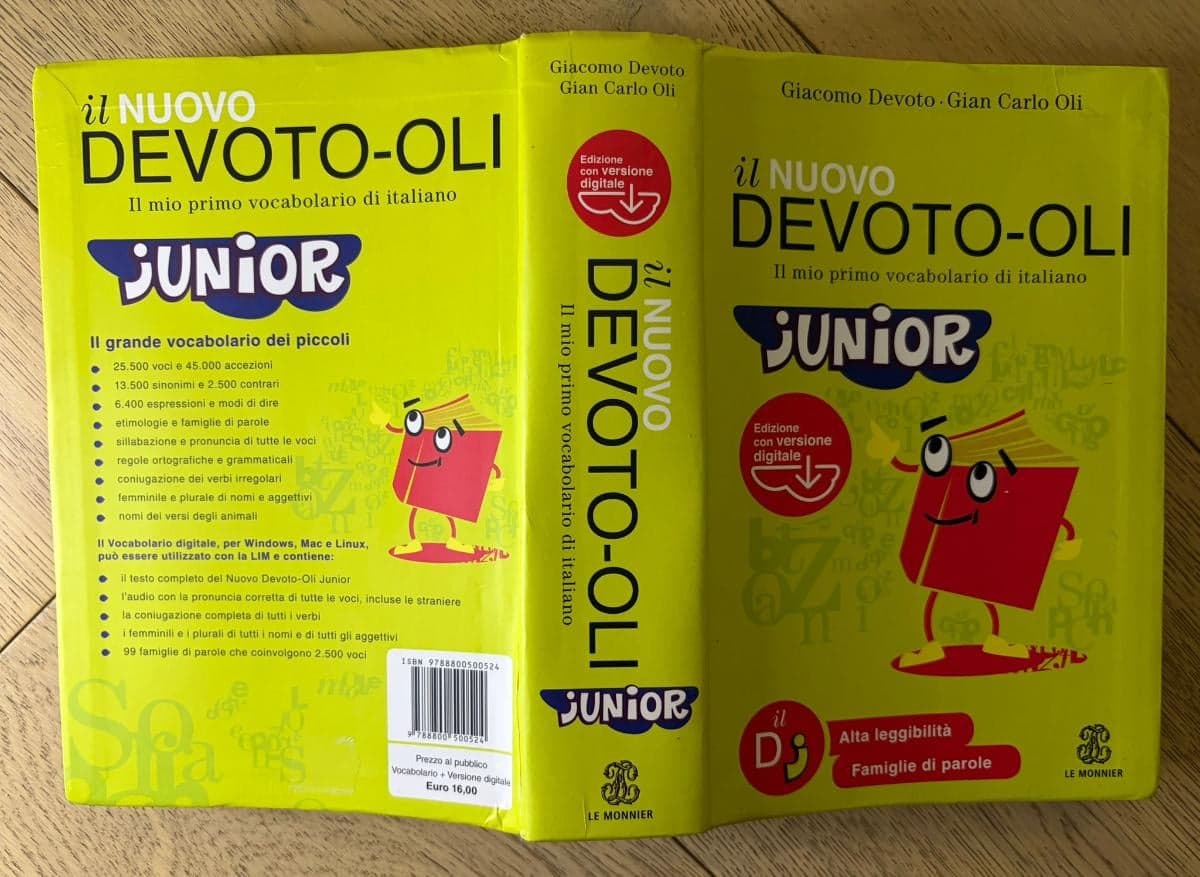 Il nuovo "Devoto-Oli junior" Il mio primo dizionario di Italiano - Le Monnier - foto 1