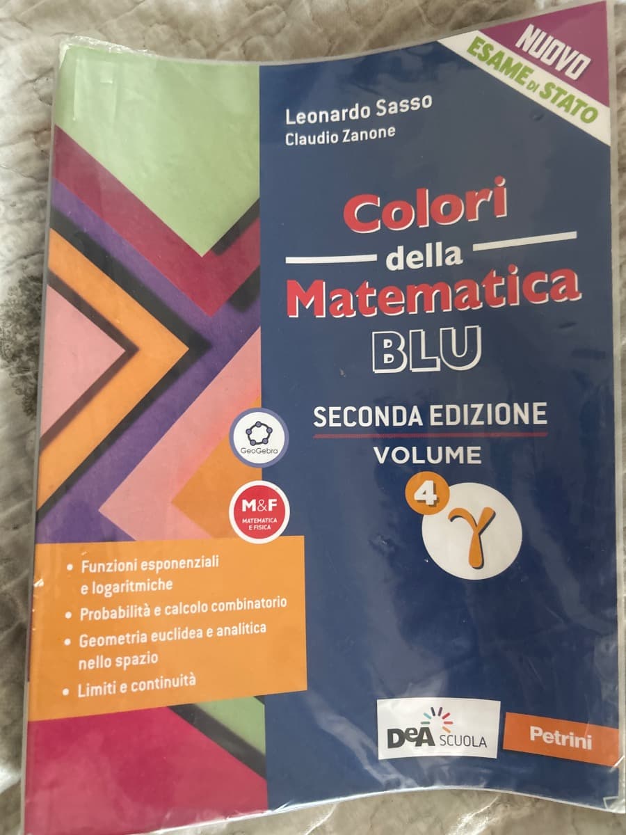 COLORI DELLA MATEMATICA - ED.BLU AGGIORNATA-L SCIENTIF VOLUME 4 GAMMA + EBOOK - foto 1