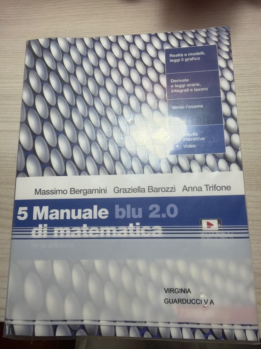 MANUALE BLU 2.0 DI MATEMATICA 3ED. - VOL. 5 (LDM) - foto 1