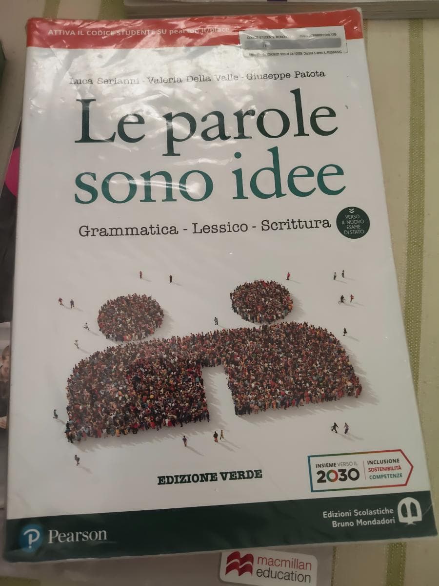LE PAROLE SONO IDEE. EDIZIONE VERDE - foto 1