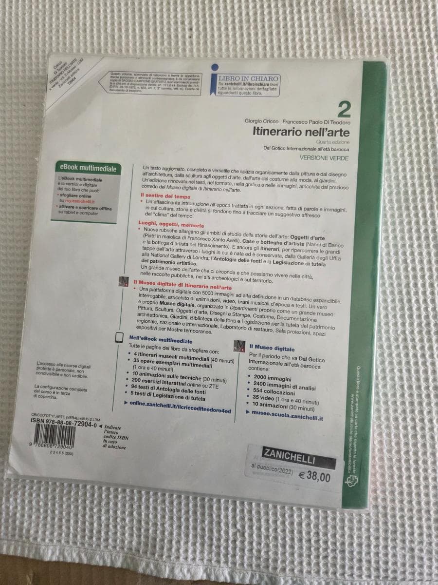 ITINERARIO NELL'ARTE 4A EDIZIONE VERSIONE VERDE - VOLUME 2 + MUSEO (LDM) - foto 2