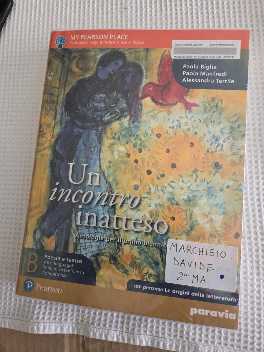 UN INCONTRO INATTESO B CON PERCORSO LE ORIGINI DELLA LETTERATURA - foto 1
