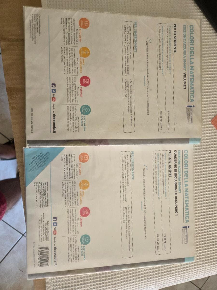 COLORI DELLA MATEMATICA - EDIZIONE AZZURRA SMART VOLUME 1 + EBOOK - foto 2