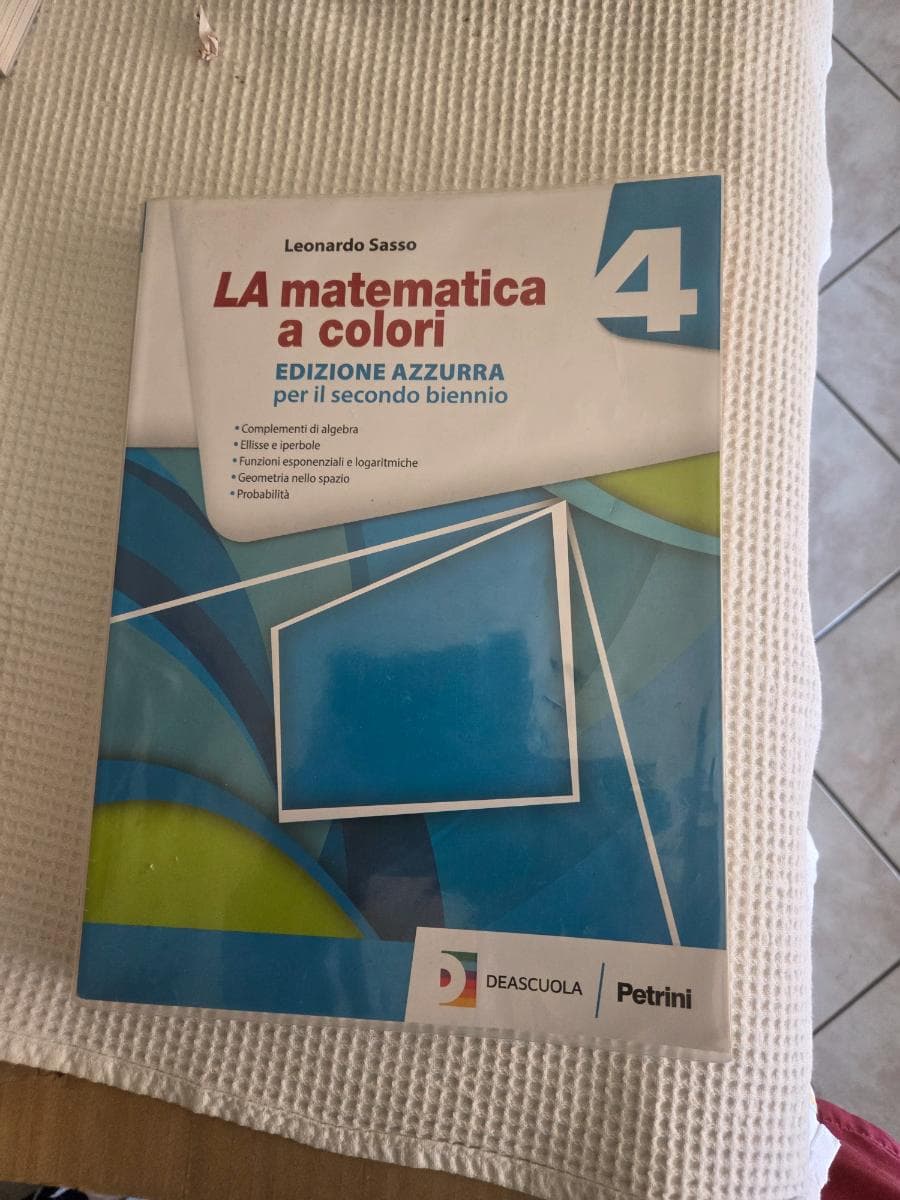 MATEMATICA A COLORI (LA) EDIZIONE AZZURRA VOLUME 4 + EBOOK - foto 1