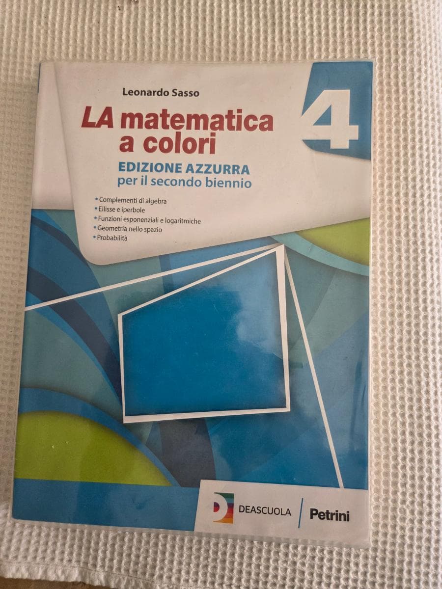 MATEMATICA A COLORI (LA) EDIZIONE AZZURRA VOLUME 4 + EBOOK - foto 1
